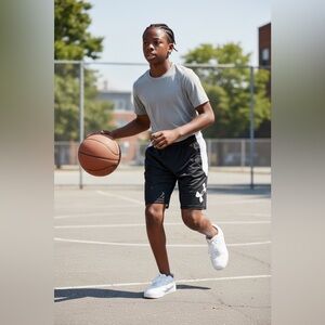 Boys Under Armour Heat Gear Active Shorts Youth Large